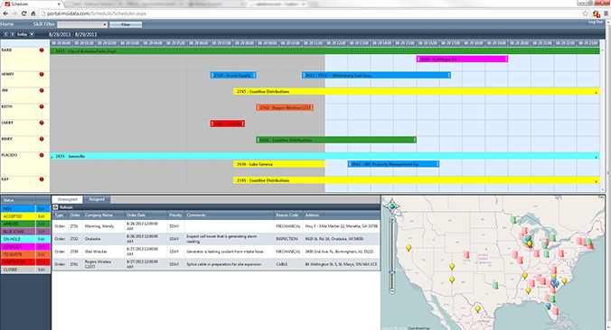field service scheduling software for Android