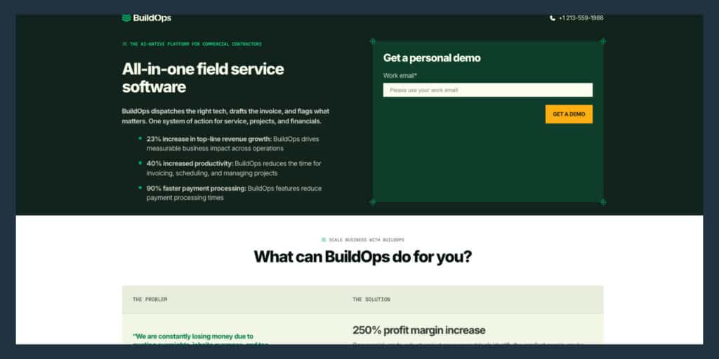 BuildOps Field Service Software