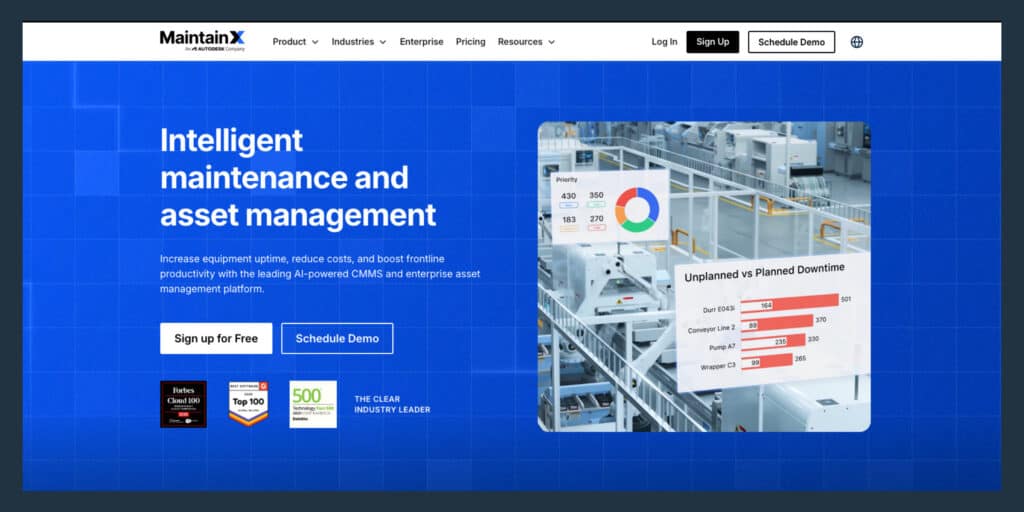 MaintainX asset management platform
