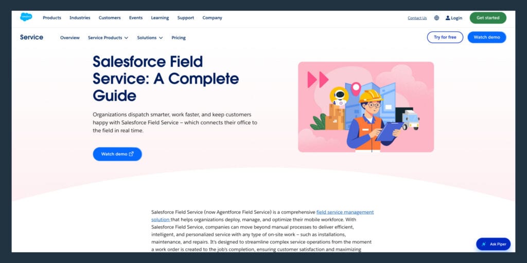 Salesforce Field Service