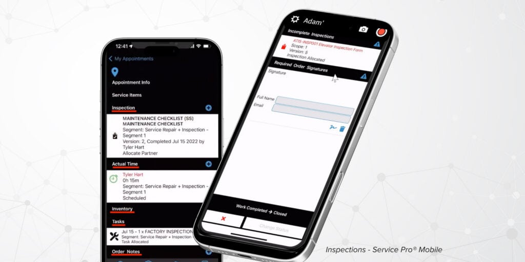 High volume inspections in Service Pro Mobile 