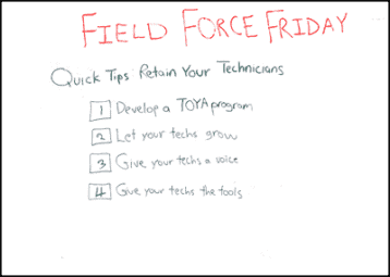 Technician Retention Quick Tips