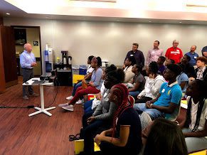 MSI team presents careers to Gary Comer Youth