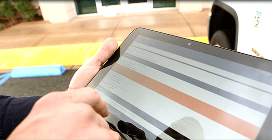 Service Pro field service management software - iPad tablet