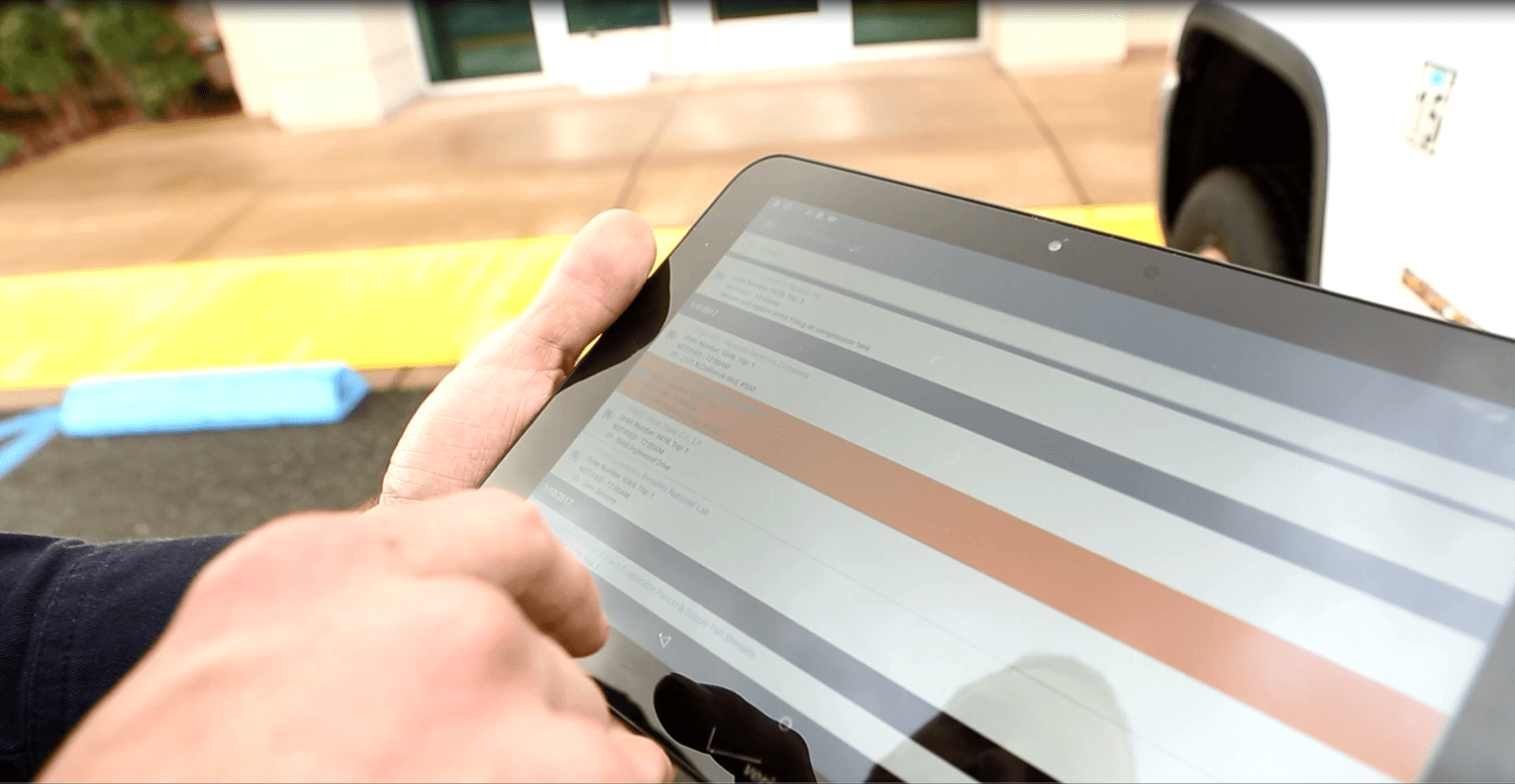 Service Pro field service management software - iPad tablet