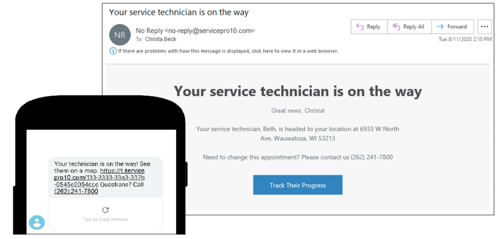MSI's Service Pro Customer Experience - Tech Tracker for field service organizations