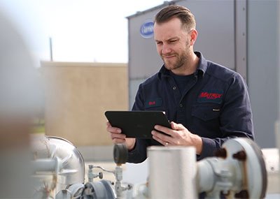 Matrix HVAC technicians use Service Pro to complete work orders with ease