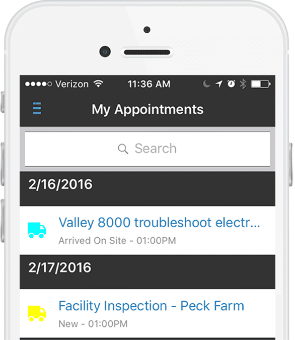 mobile scheduler appointments