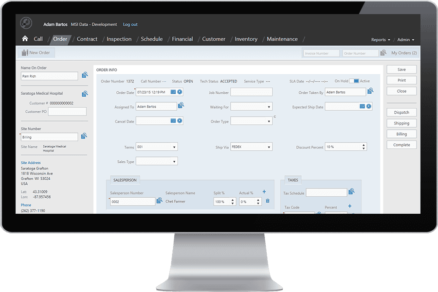 field service app caterpillar - field service management 