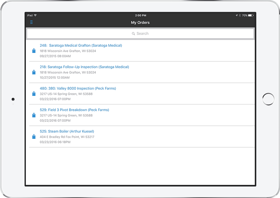 service pro mobile service management software