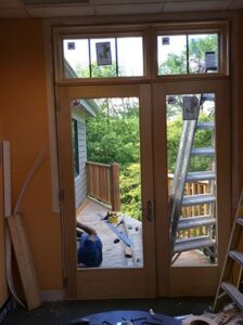 new deck french doors