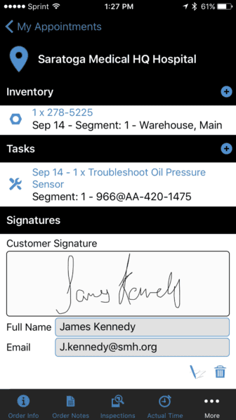 Service Pro mobile signature