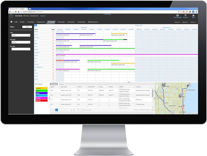 Service Pro for NetSuite field service scheduling software