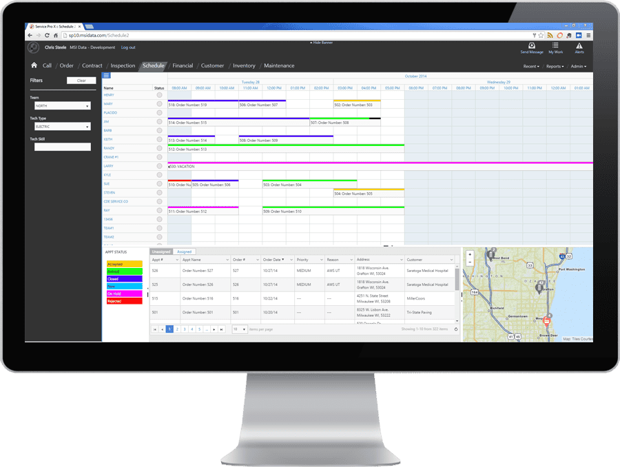 field service scheduling software