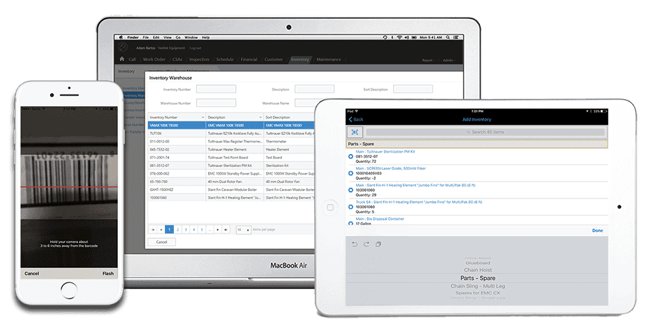 MSI's Service Pro for NetSuite - Mobile Field Service Management App for Inventory Management