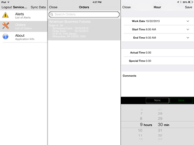 service_pro_ios7_mobile_field_service_app_time_add